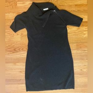 Calvin Klein large grey sweater dress